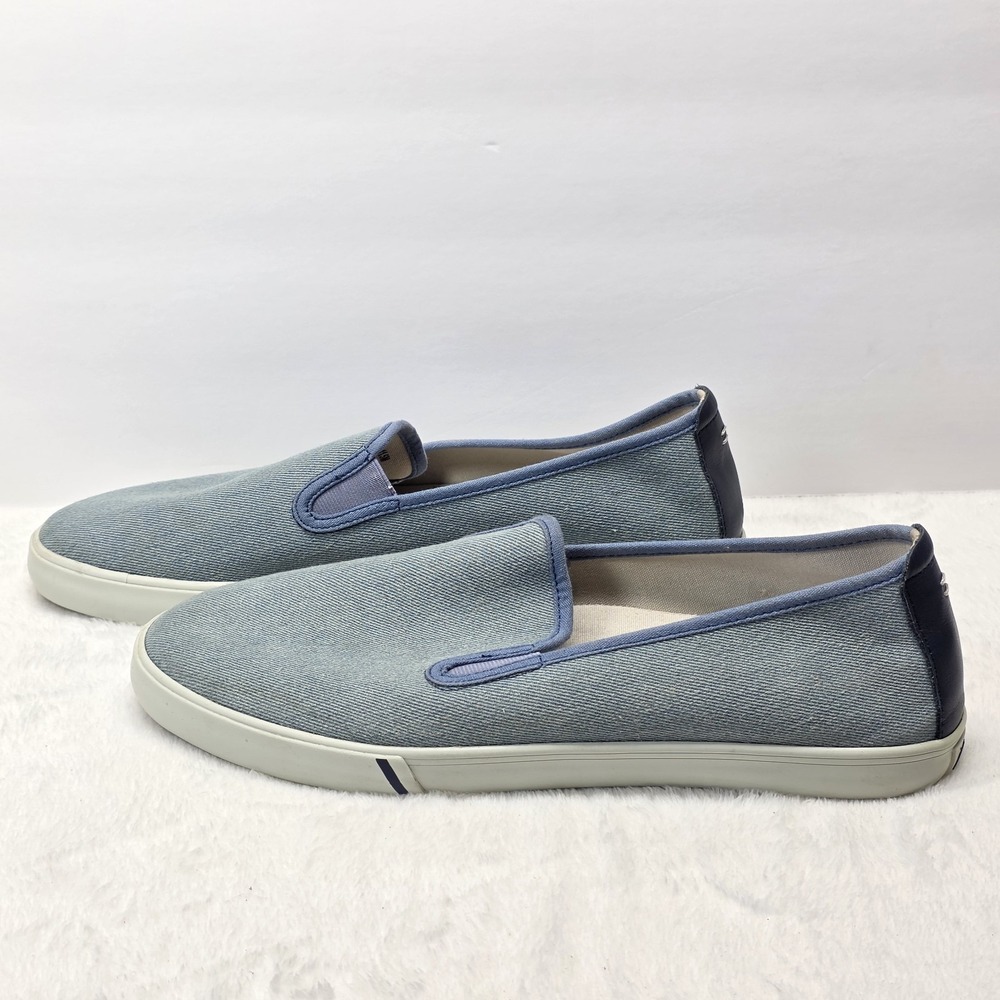Johnnie O Shoes Mens Size 11.5 Blue Textile Slip On Stealth Sneaker